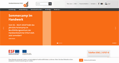 Desktop Screenshot of hwk-erfurt.de